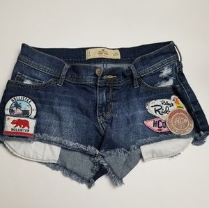 Hollister Short-Short Low Rise with Patches
